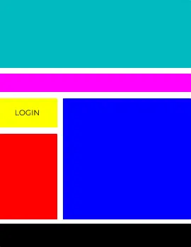 An image demonstrating the utilization of rows and columns with varying sizes within the layout.