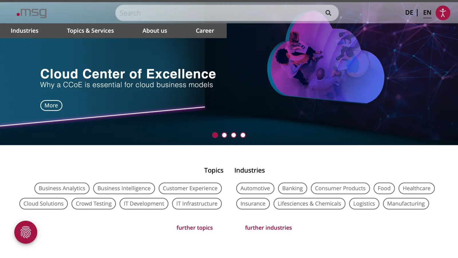 A screenshot of the Pavingexpert project website.